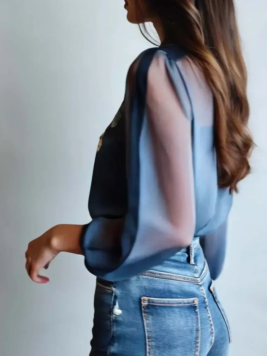 Floral Boho Chic Women's Blouse - Sarah and Emma Portland