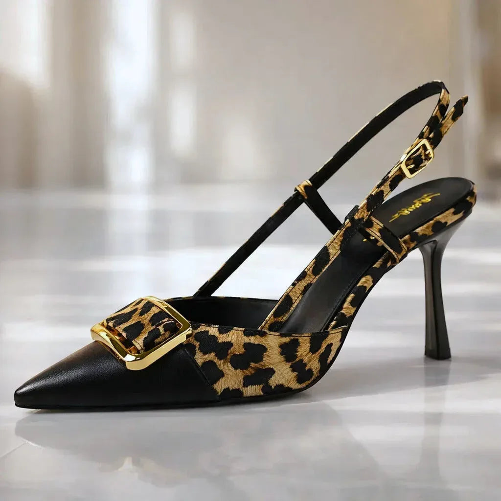 JADA MARIE LEOPARD HEELS - Sarah and Emma Portland