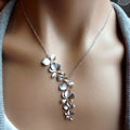 Antique Silver Floral Necklace - Sarah and Emma Portland