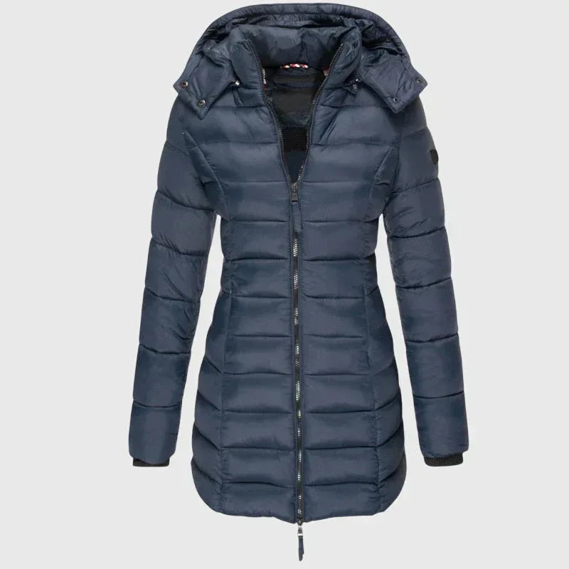Elise™ - Long down jacket - Sarah and Emma Portland