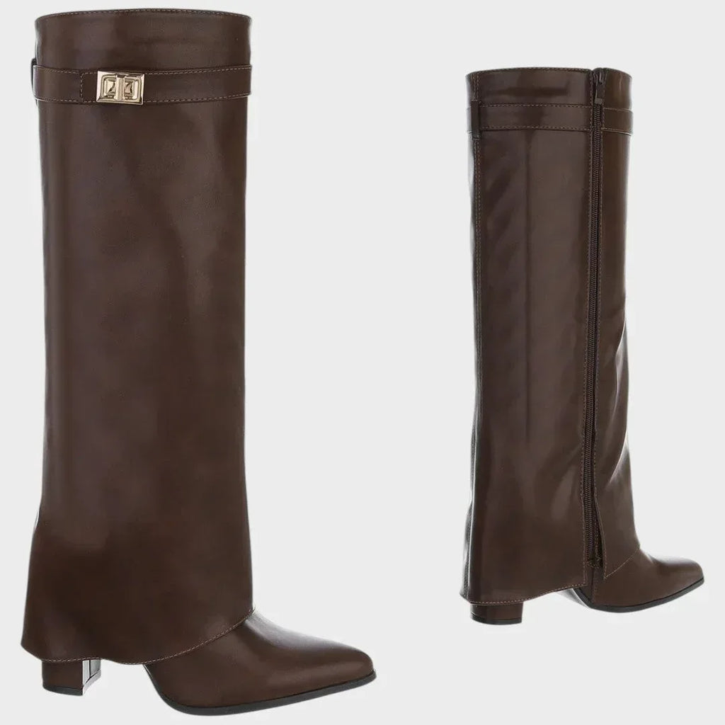 Luna | High Leather Boots - Sarah and Emma Portland