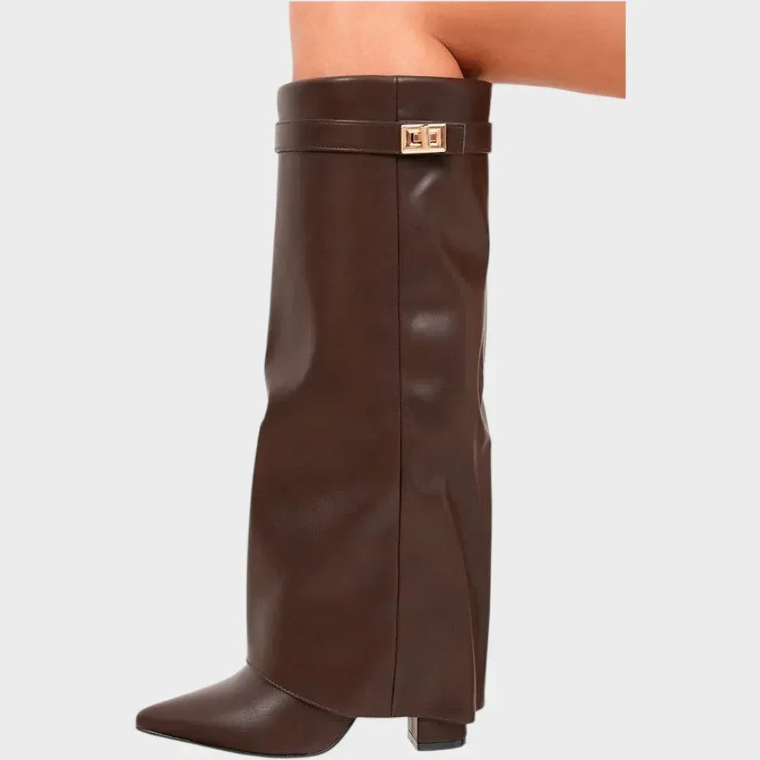 Luna | High Leather Boots - Sarah and Emma Portland