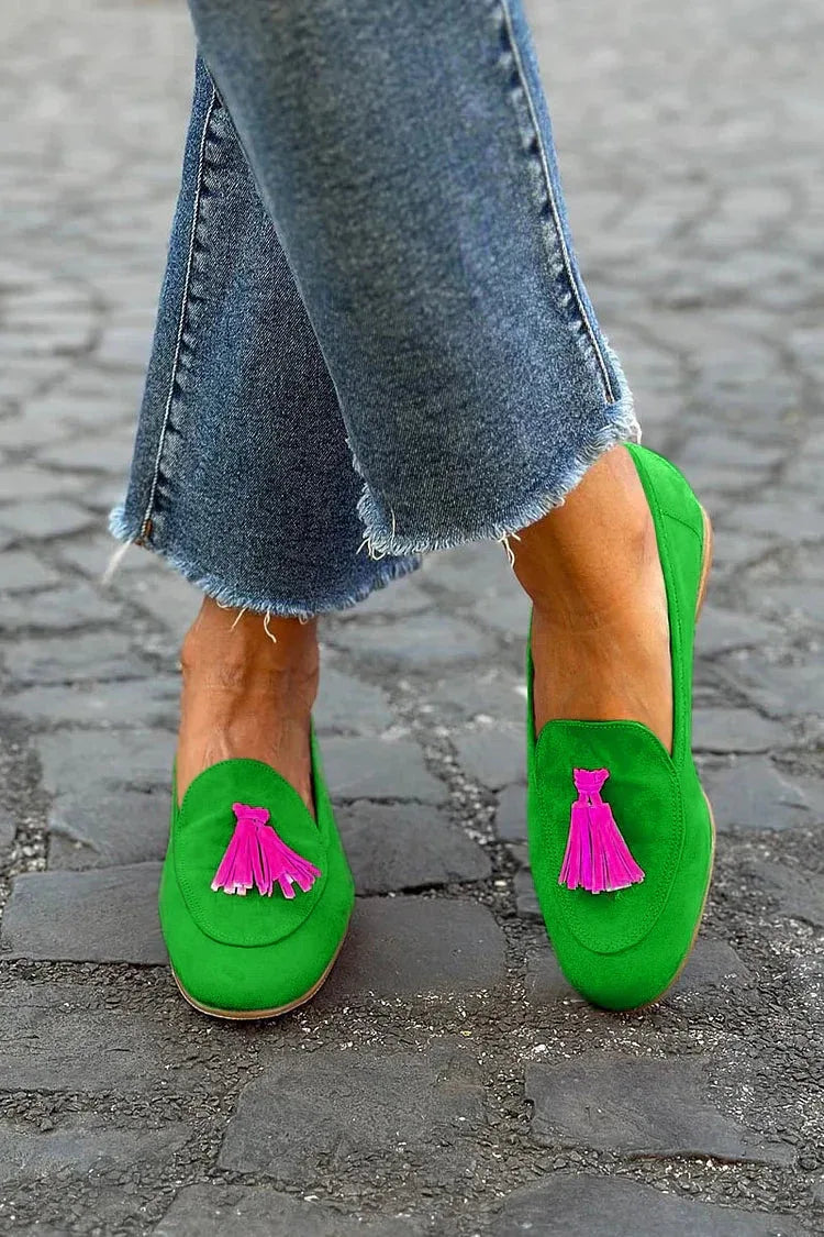 Syra™ | Tassel Accent Loafers - Sarah and Emma Portland