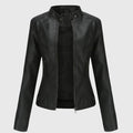 Giorgina™ - Stylish Leather Jacket for Women - Sarah and Emma Portland