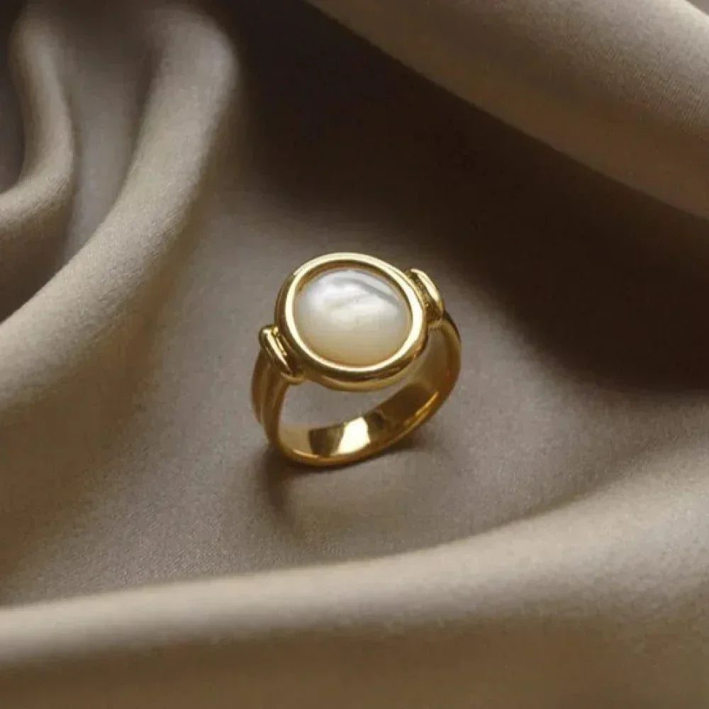 Elegant Pearl Ring - Sarah and Emma Portland