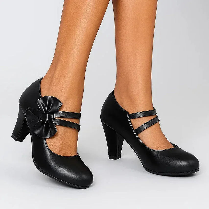 BELLA BOW HEELS - Sarah and Emma Portland