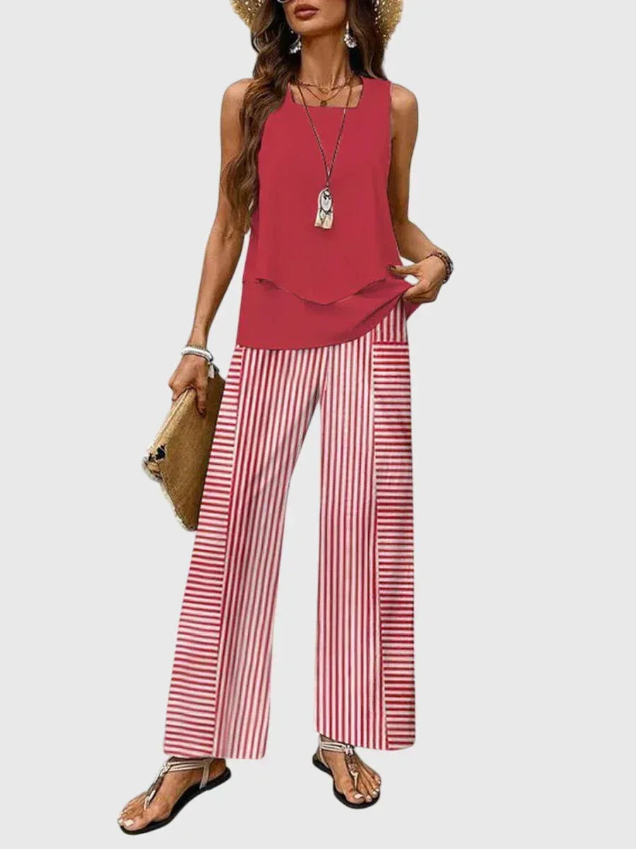 Brenda™ | Elegant 2-Piece Summer Set - Sarah and Emma Portland
