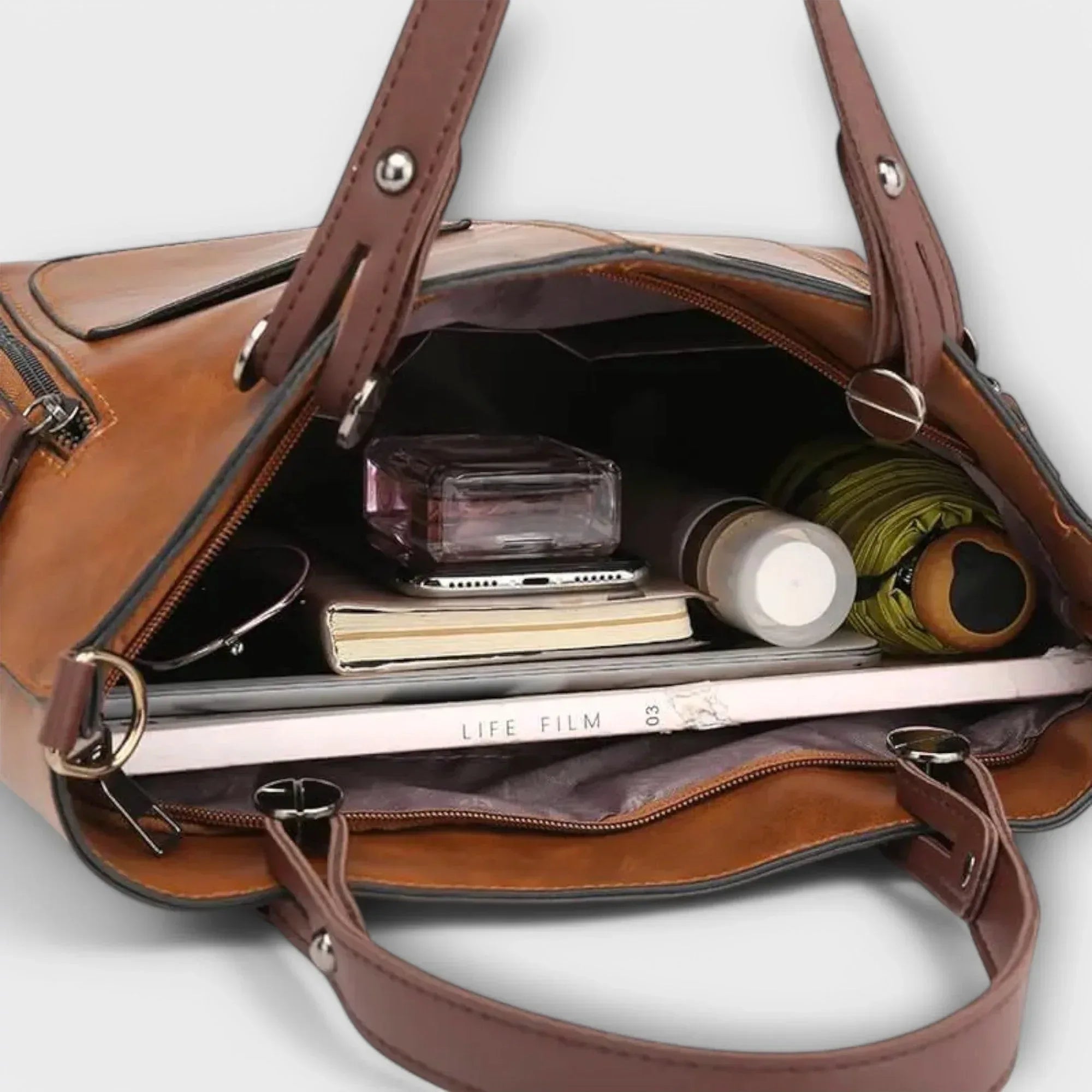 Lora - Elegant Leather Bag - Sarah and Emma Portland