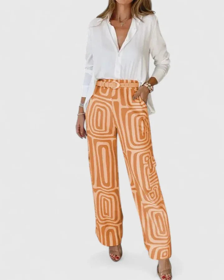 Kira | Elegant Two-Piece Set (INCLUDING A FREE BELT) - Sarah and Emma Portland
