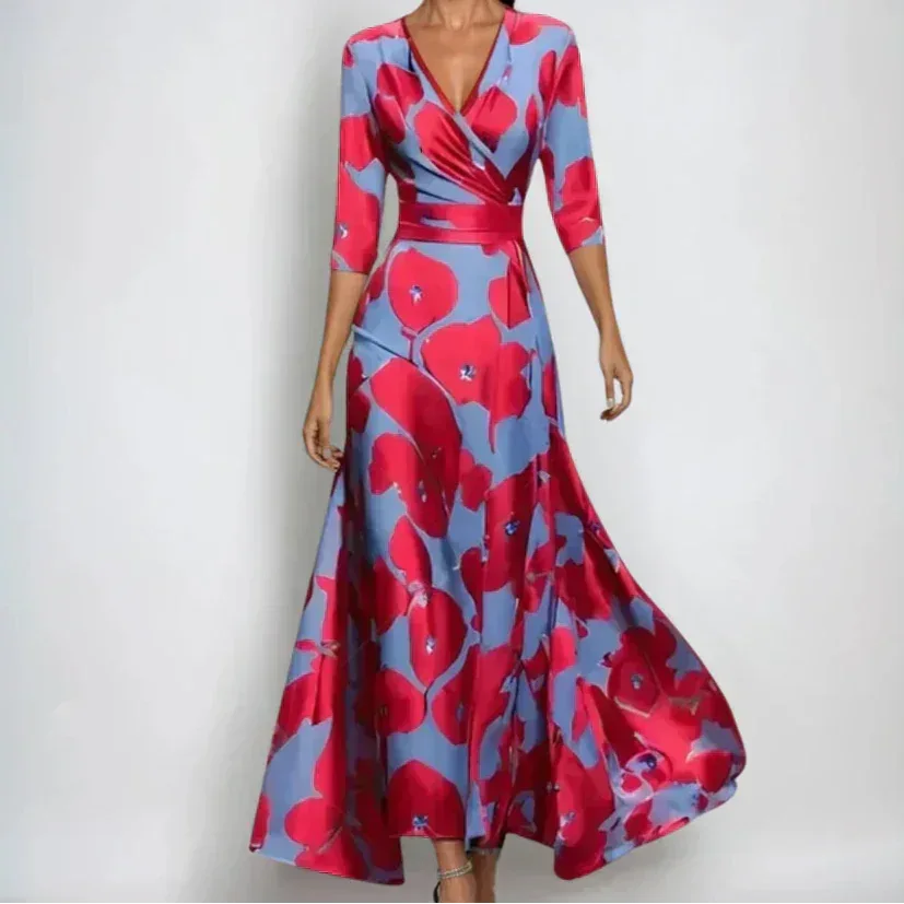 Emily | Luxury Floral Dress - Sarah and Emma Portland