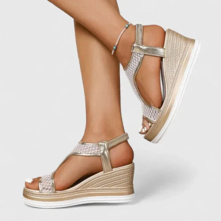 Jessica | Orthopedic Wedge Sandals - Sarah and Emma Portland