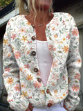 Celvianne™ | Women’s Vintage Knit Cardigan Sweater - Sarah and Emma Portland