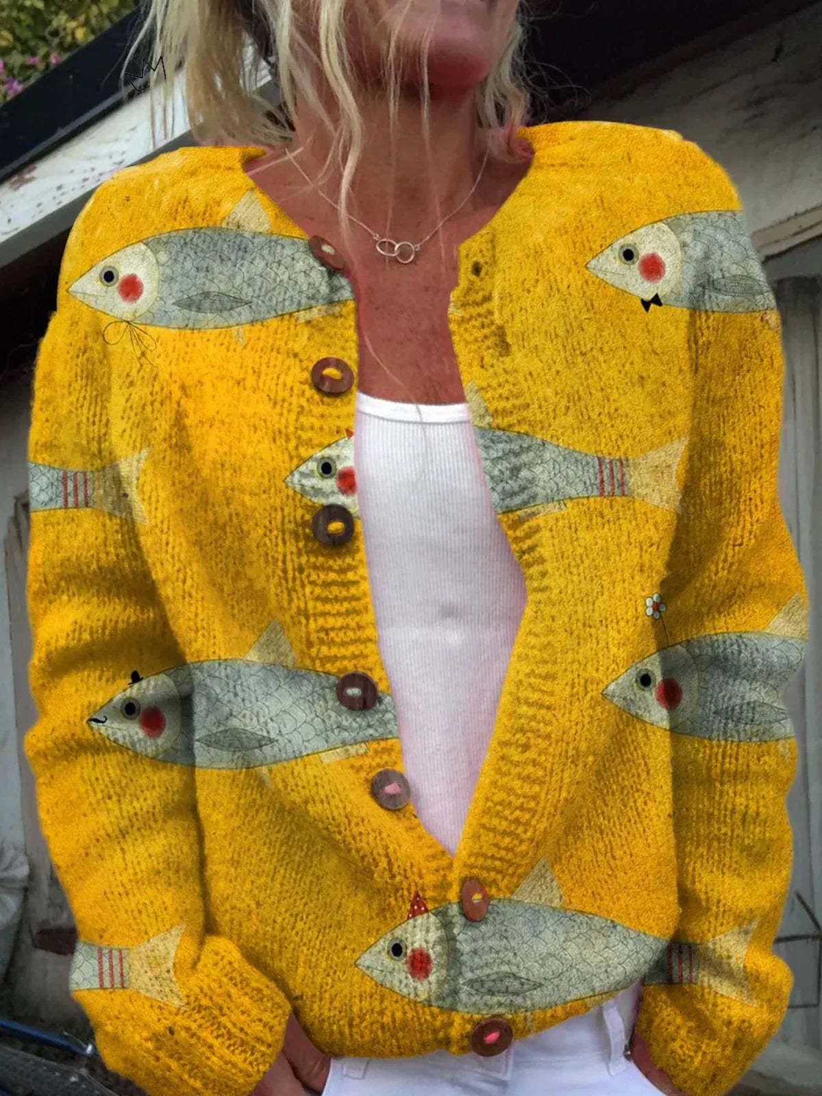 Evalisse™ | Women’s Vintage Knit Cardigan Sweater - Sarah and Emma Portland