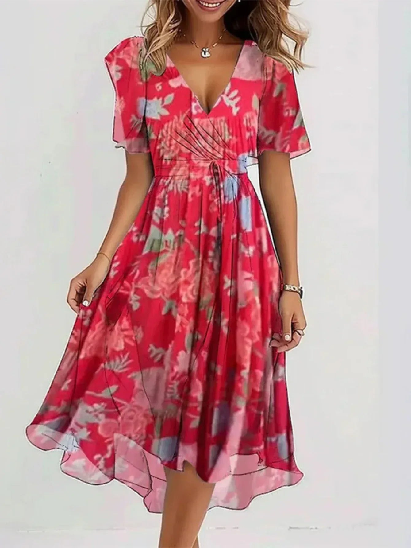 Matilda™ | Summer Dress With Belly Cover - Sarah and Emma Portland