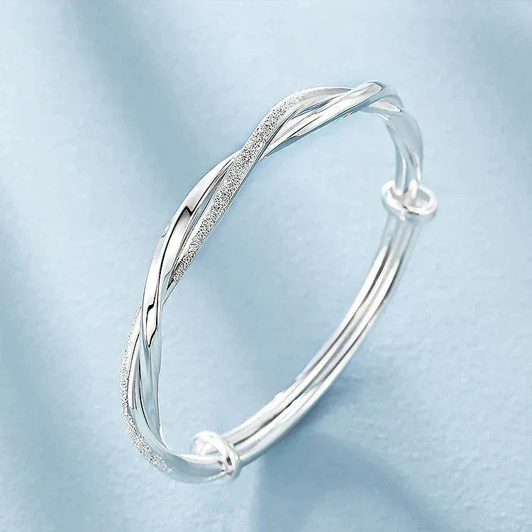 Braided Silver Bracelet - Sarah and Emma Portland