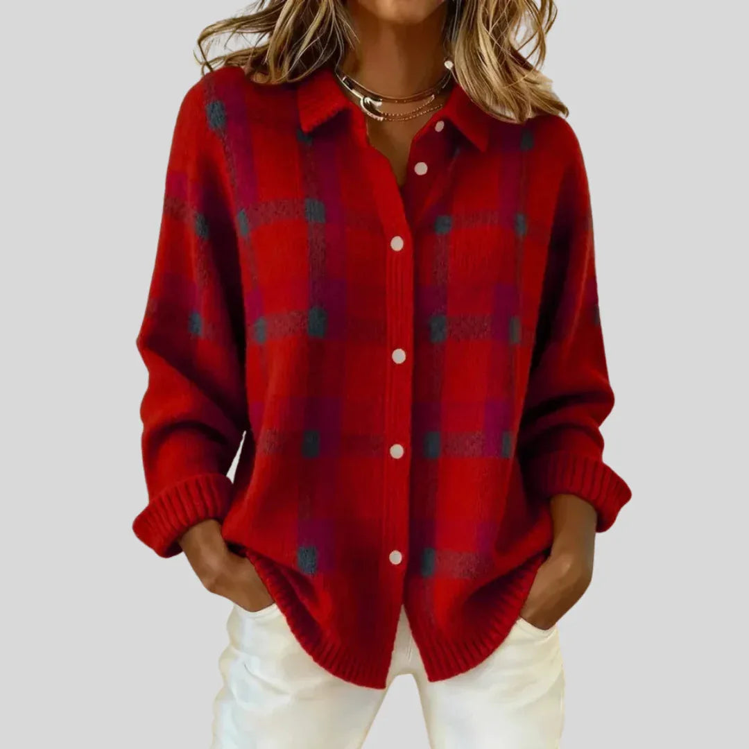 Lucienne | Retro Check Sweater