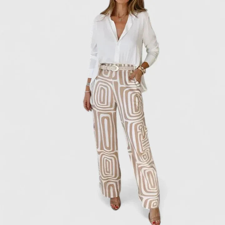 Kira | Elegant Two-Piece Set (INCLUDING A FREE BELT) - Sarah and Emma Portland