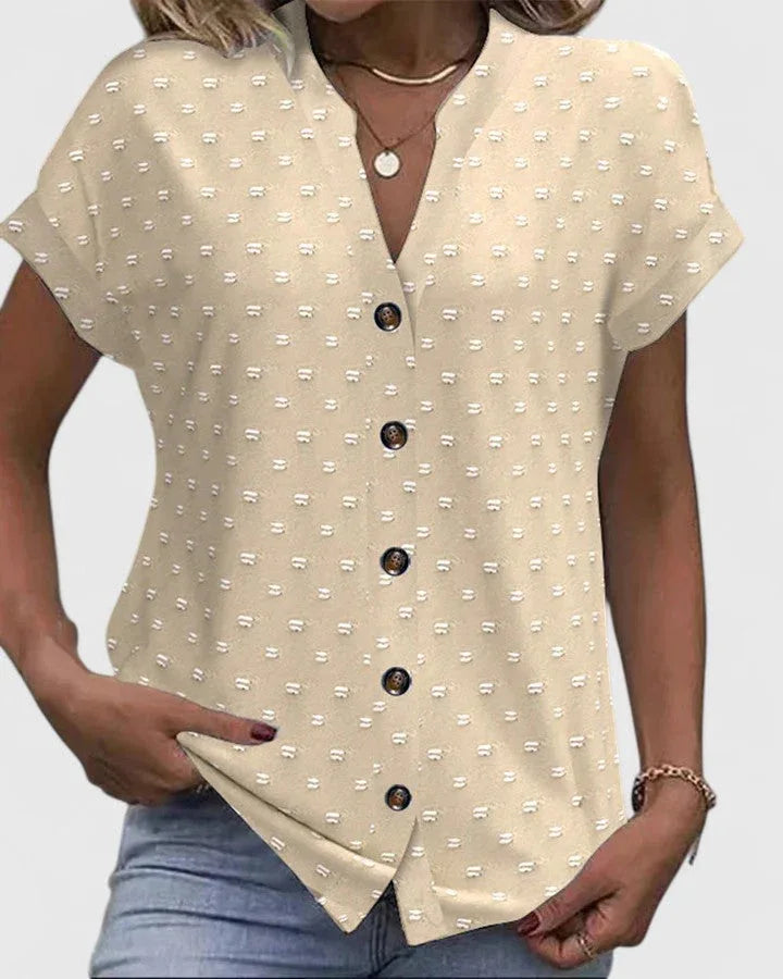 Miles | Comfortable V-Neck Shirt - Sarah and Emma Portland