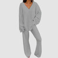 Karla™ V-Neck Long Sleeve Sweater & Pants Set - Sarah and Emma Portland
