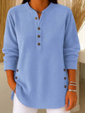 Livia | Button Henley Tunic - Sarah and Emma Portland