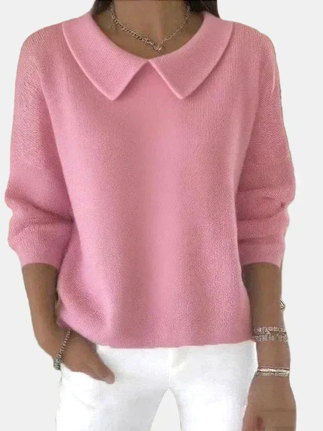 Lynn | Classic Collared Sweater - Sarah and Emma Portland