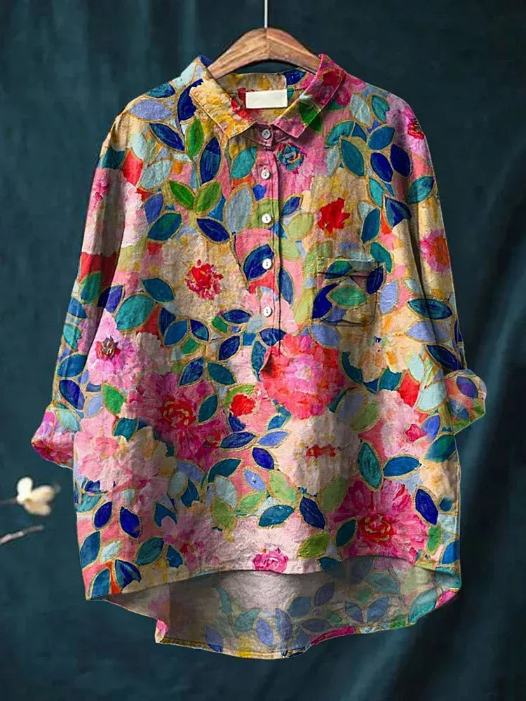 Clarano | Brooks Playful Print Blouse - Sarah and Emma Portland