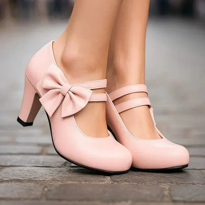 BELLA BOW HEELS - Sarah and Emma Portland