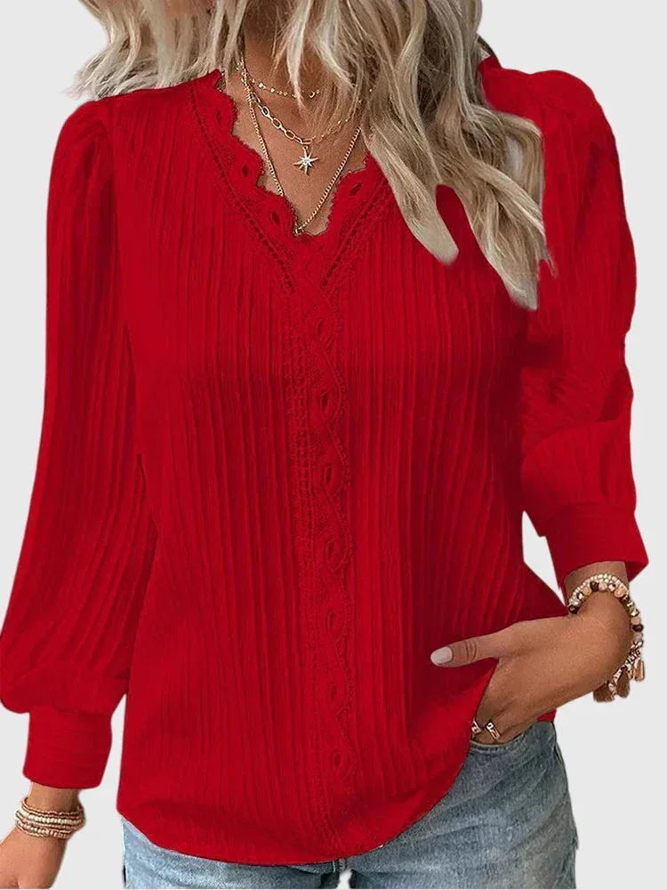 Andrea | Elegant Pullover Blouse - Sarah and Emma Portland