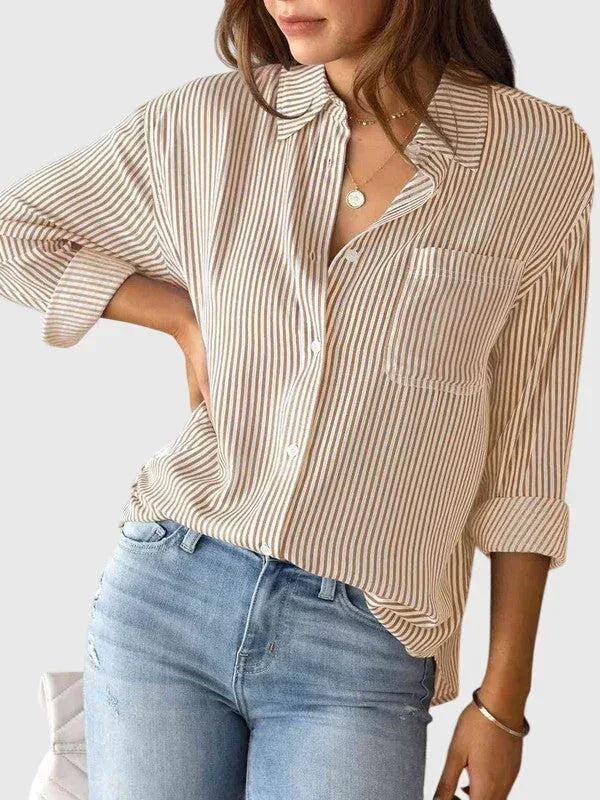 Ariana™ | Collared Neck Shirt - Sarah and Emma Portland