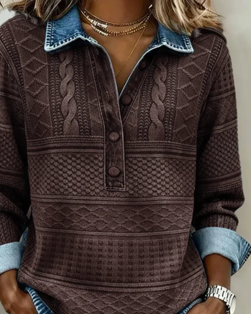 Gwen – Relaxed Half-Breasted Jumper - Sarah and Emma Portland