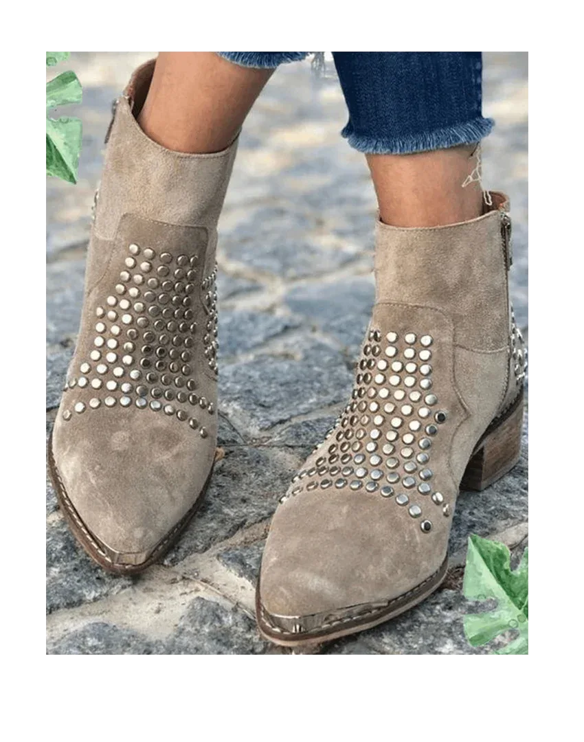 Aina™ | Studded Edge Boots - Sarah and Emma Portland