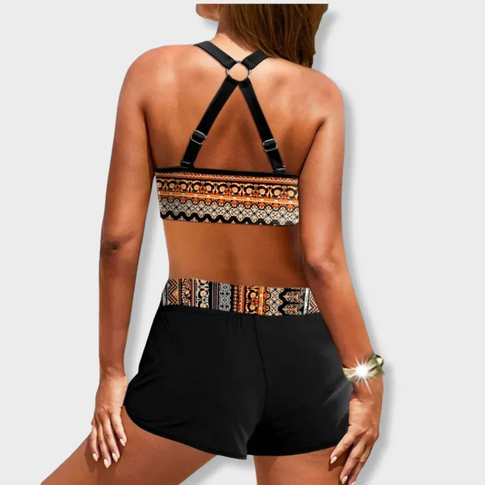 Luisa | Bikini with Geometric Pattern - Sarah and Emma Portland