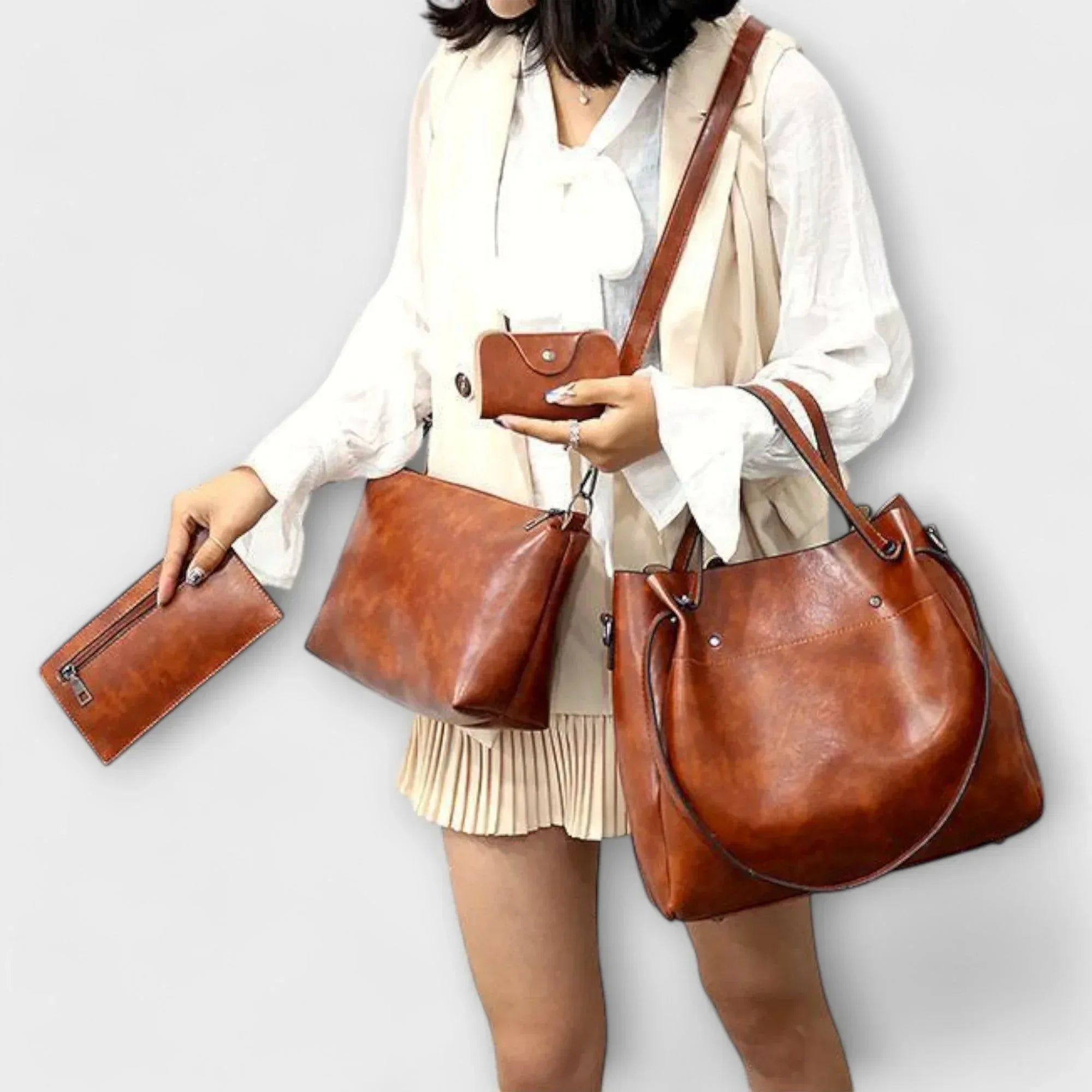 Isolde- 4-Piece Vintage Bag Set - Sarah and Emma Portland