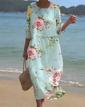 Keely | Sunset Flower Dress - Sarah and Emma Portland