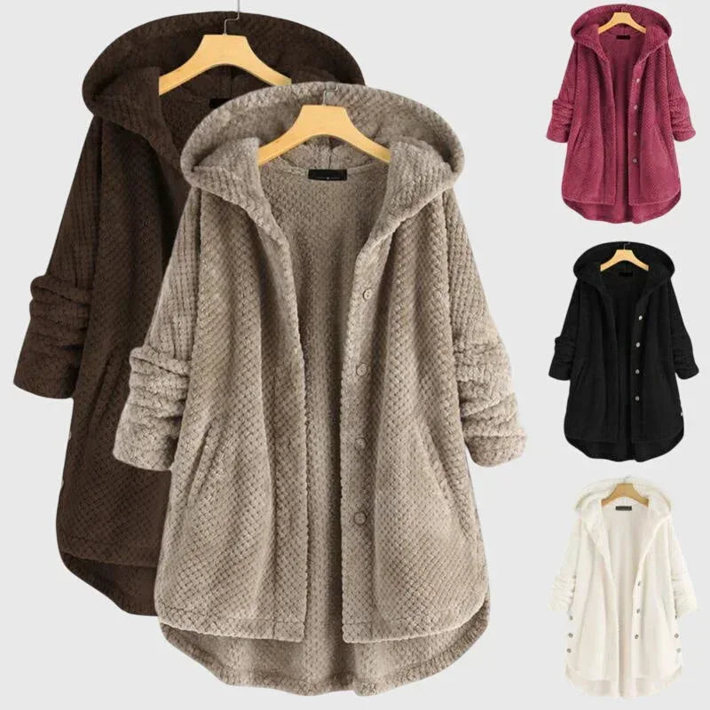 Franca™ - Fleece Jacket with Hood - Sarah and Emma Portland