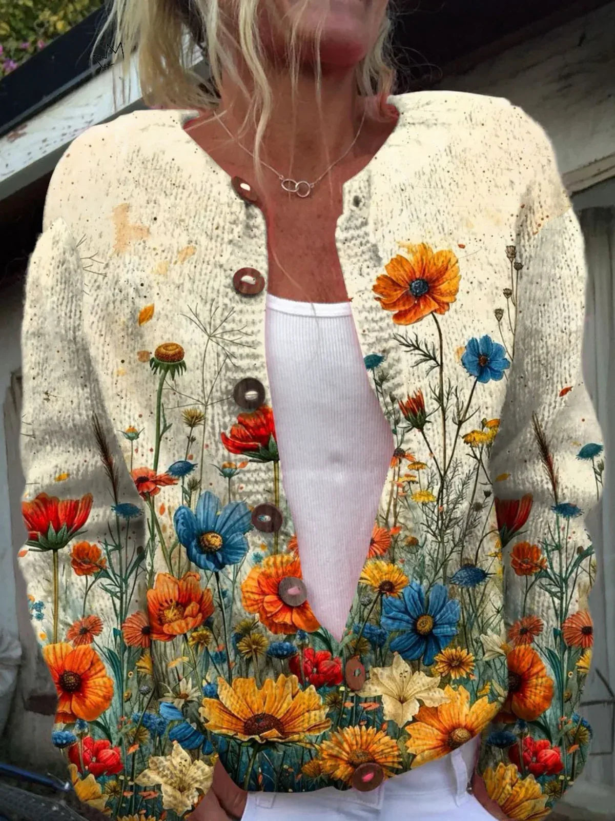 Lunara™ | Women’s Vintage Knit Cardigan Sweater - Sarah and Emma Portland