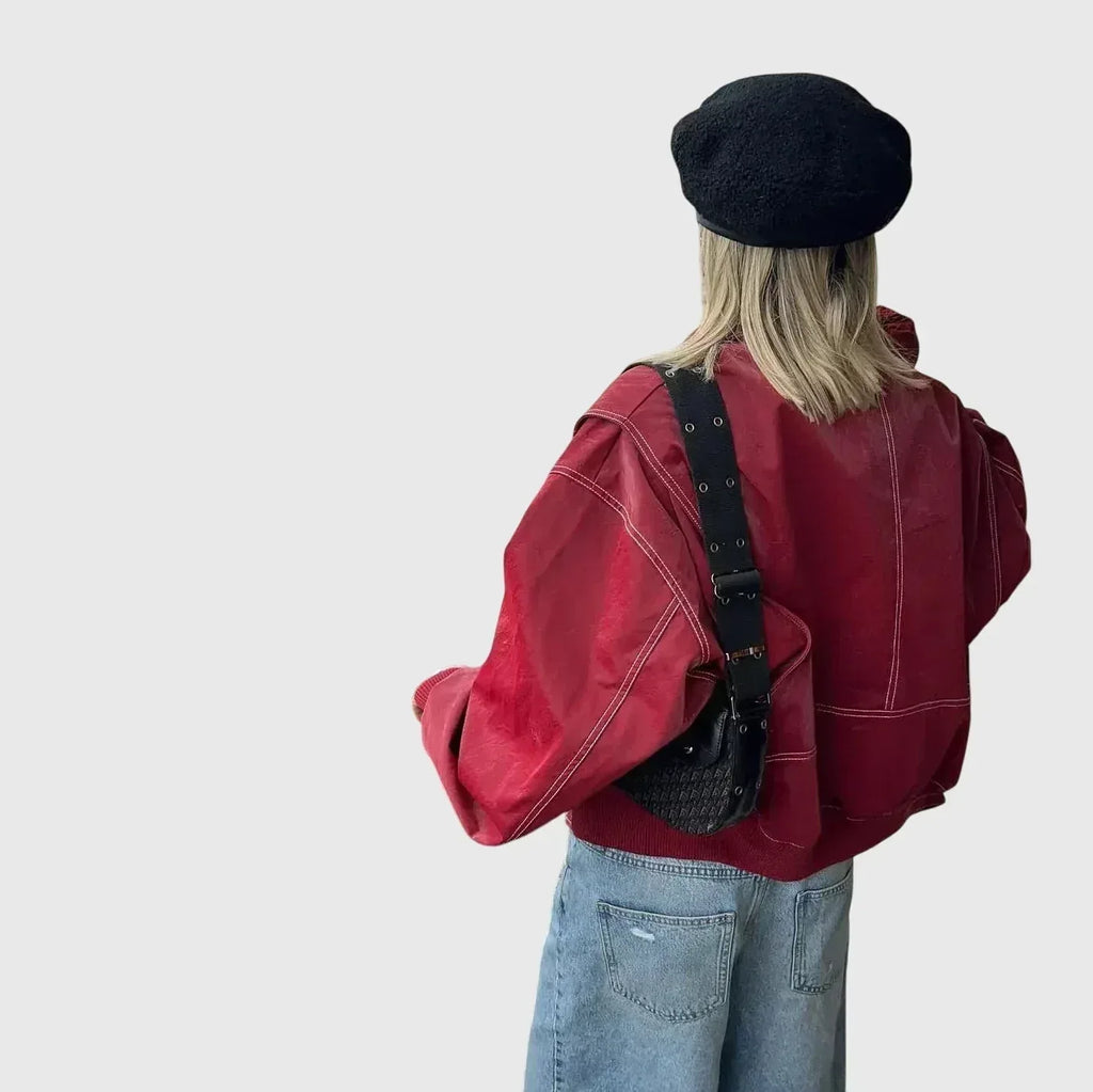 Faye™ - Oversized Leather Jacket - Sarah and Emma Portland