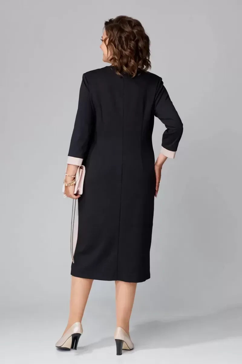 Alexa™ Elegant V-neck dress - Sarah and Emma Portland