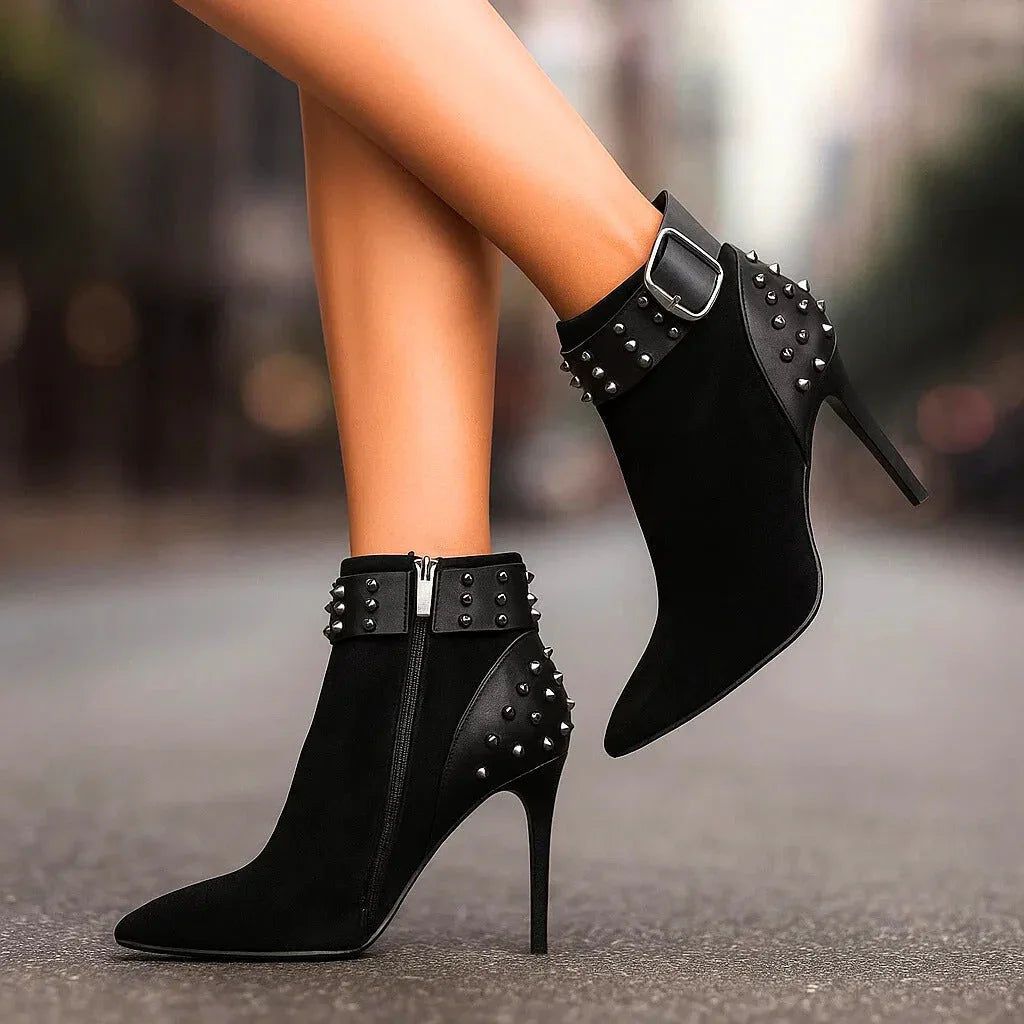 RENA REIGN STUDDED BOOTS - Sarah and Emma Portland