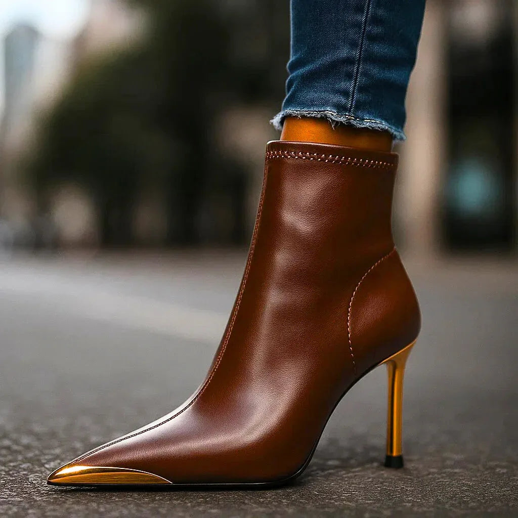 AVELINE GOLD-POINT BOOTS - Sarah and Emma Portland