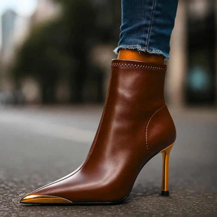 AVELINE GOLD-POINT BOOTS - Sarah and Emma Portland