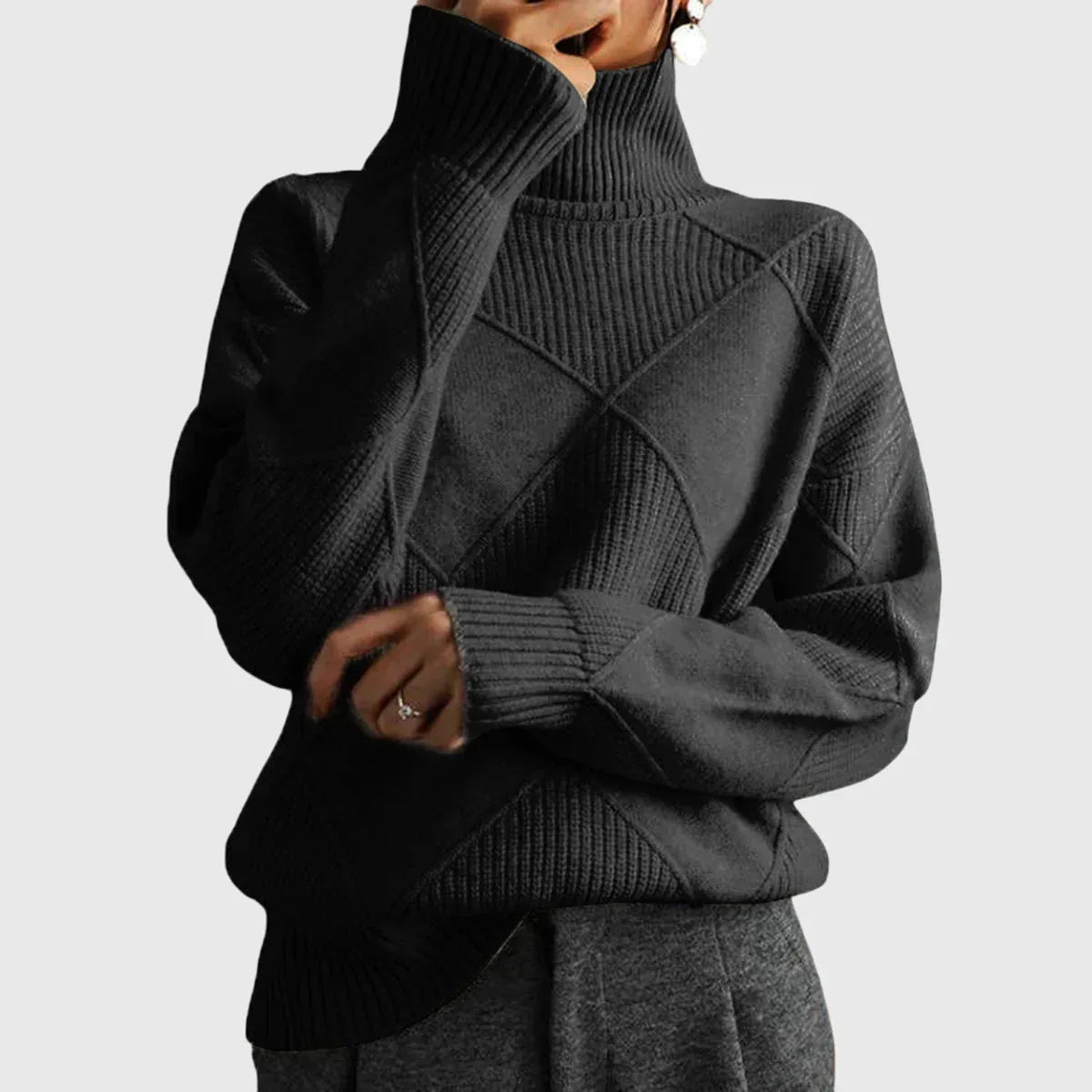 Angela™ - Turtleneck Sweater - Sarah and Emma Portland