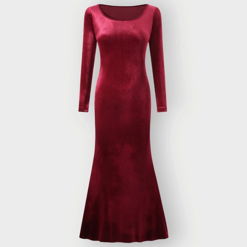 Kryenna | Luxe Evening Silhouette Velvet Gown - Sarah and Emma Portland