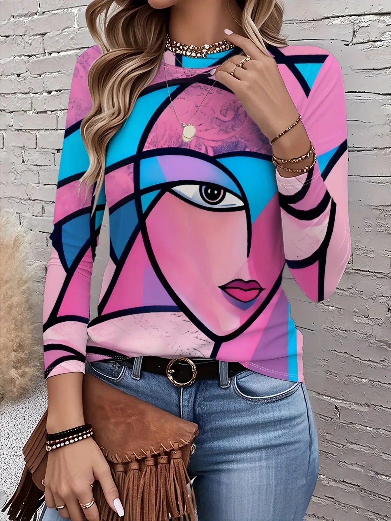 Arden | Geometric Art T-Shirt - Sarah and Emma Portland
