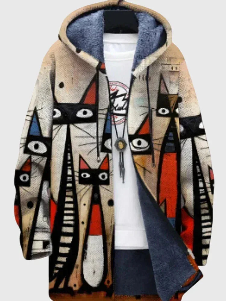 Anna™ - Jacket with artistic print - Sarah and Emma Portland