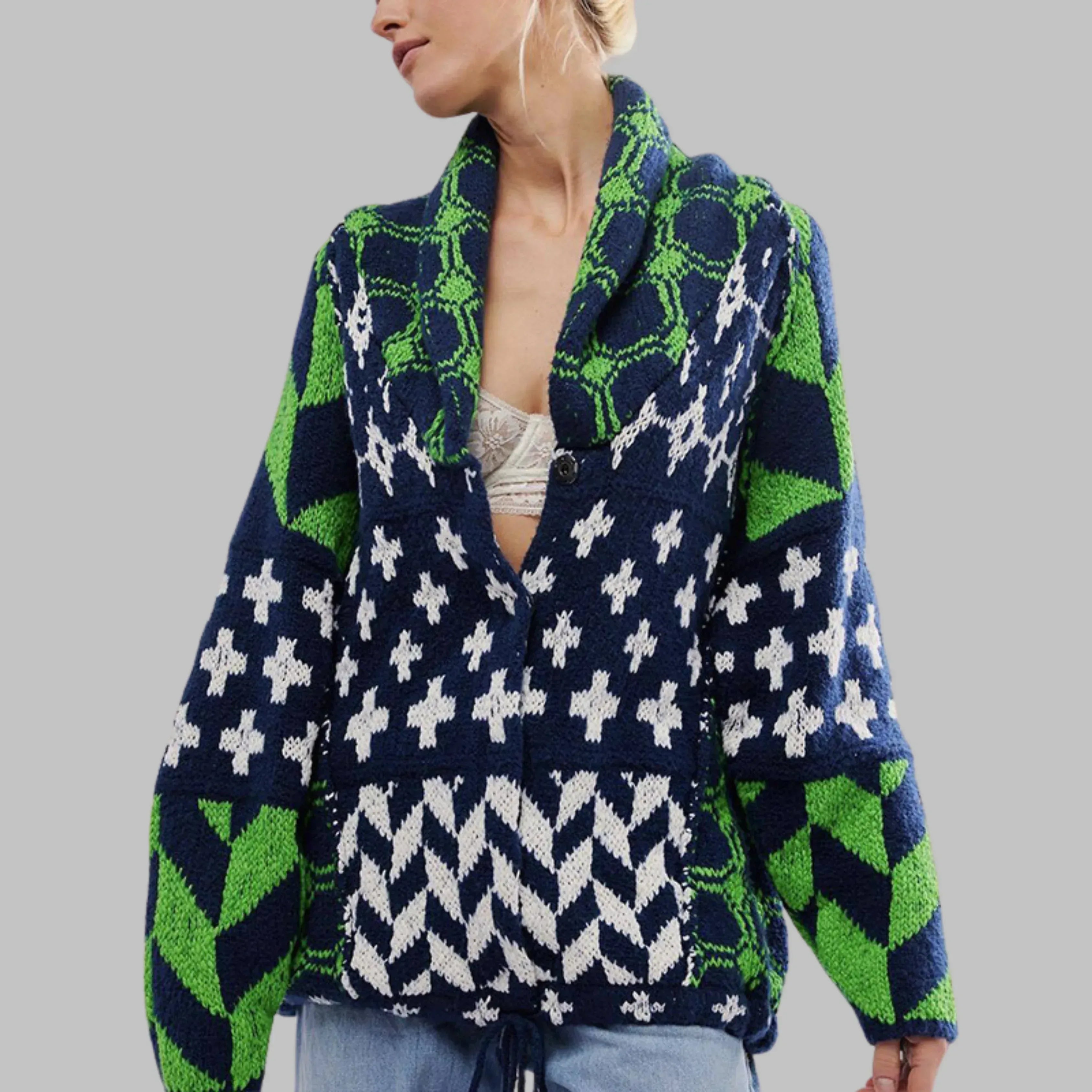 Evangelia | Elegant Cardigan - Sarah and Emma Portland