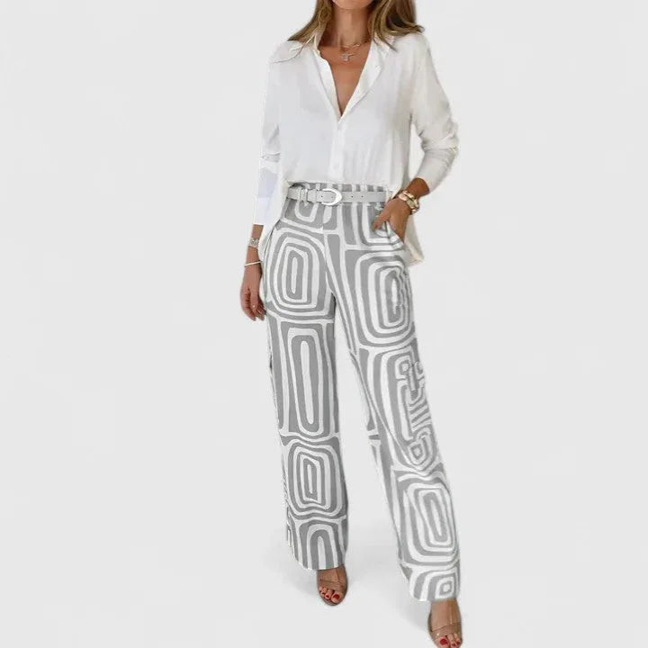 Kira | Elegant Two-Piece Set (INCLUDING A FREE BELT) - Sarah and Emma Portland