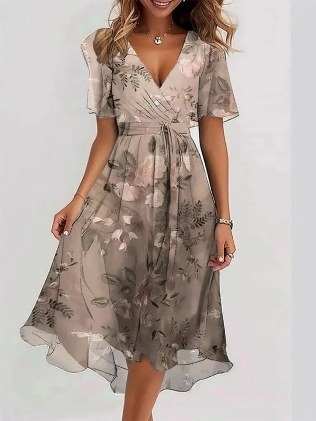 Matilda™ | Summer Dress With Belly Cover - Sarah and Emma Portland