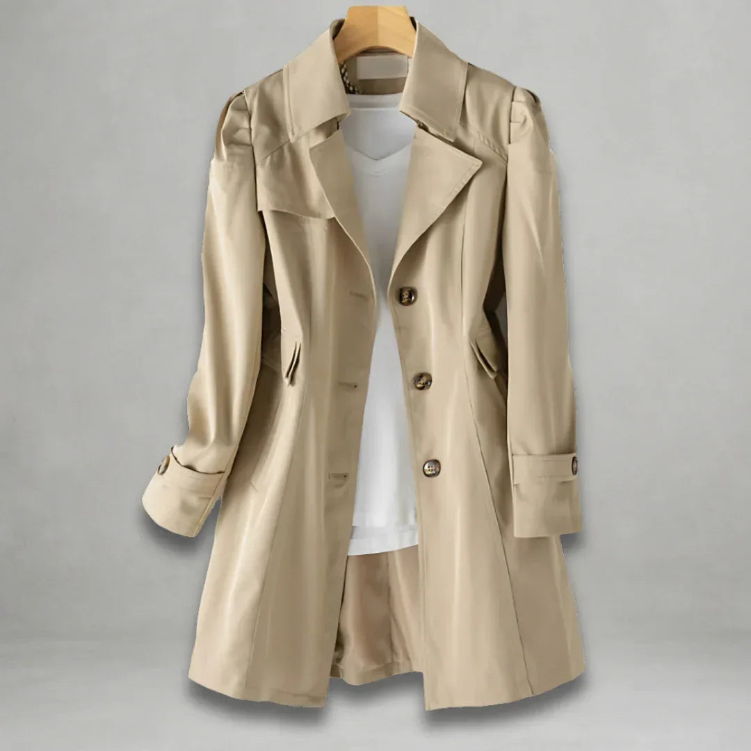 Jamie | Elegant Autumn Trench Coat - Sarah and Emma Portland