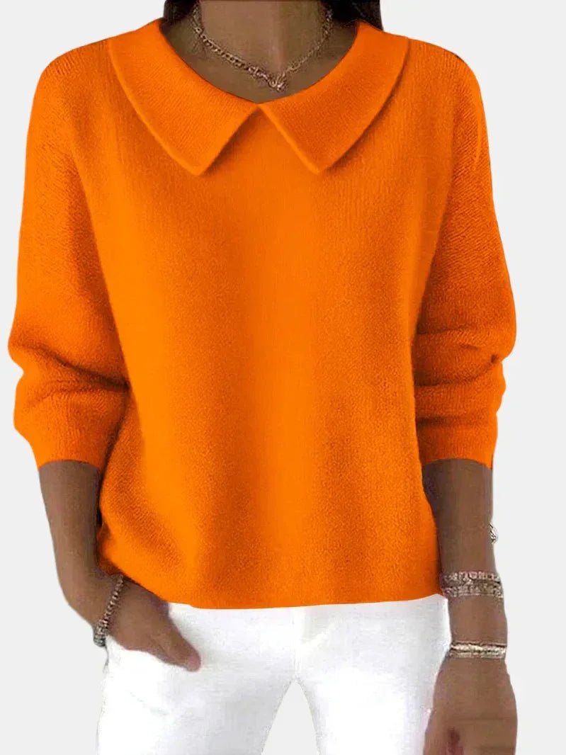 Lynn | Classic Collared Sweater - Sarah and Emma Portland
